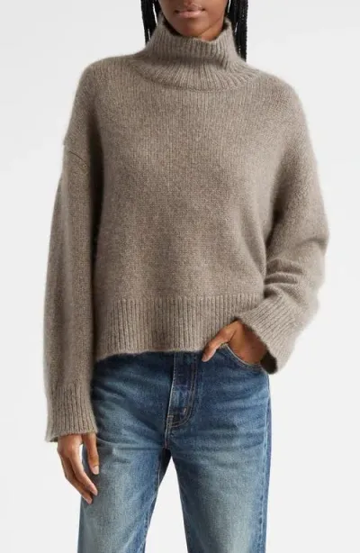 Nili Lotan Tabitha Cashmere Turtleneck In Peat Melange