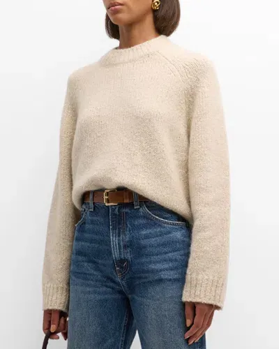 Nili Lotan Tomaso Cashmere Sweater Beige Melange