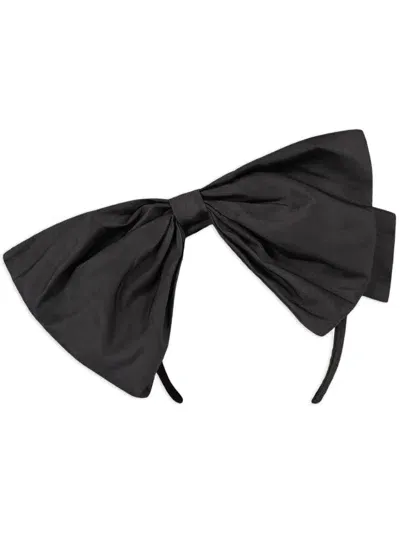 Nina Ricci Bow Headband In Black