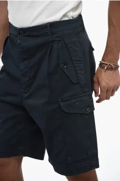 Nine In The Morning Cargo Shorts With Logo Patch