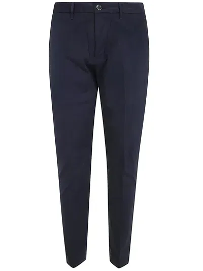 Nine In The Morning Easy Slim Trousers In Blue