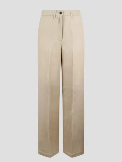 Nine In The Morning Karen Palazzo Trousers In Nude & Neutrals