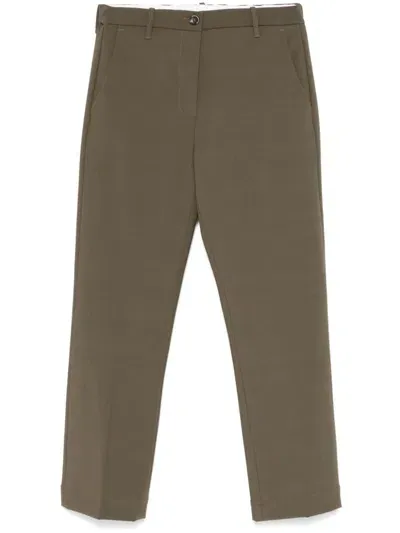 Nine In The Morning Magda Trousers In Green