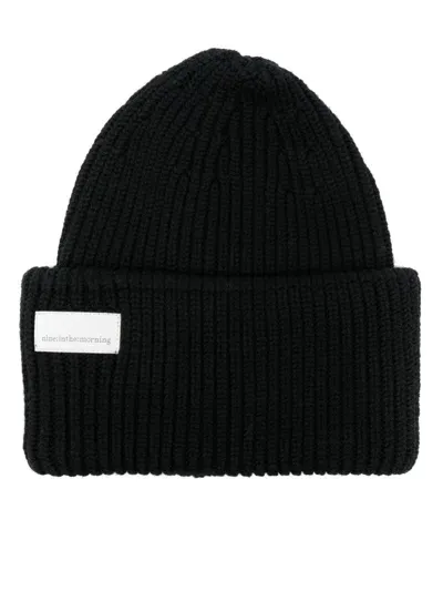 Nine In The Morning Umi Beanie In Schwarz