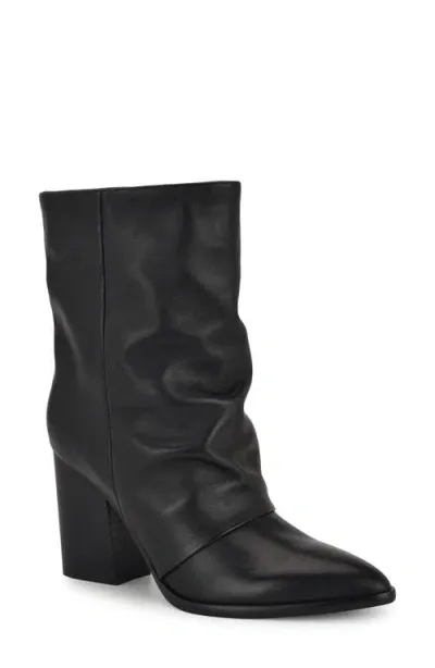 Nine West Chaye Pointed Toe Bootie In Black