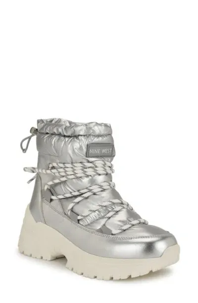 Nine West Dyme Bootie In Silver