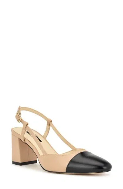 Nine West Unda Slingback Pump In Light Natural