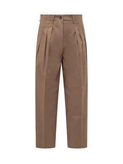 Nine:inthe:morning Nine In The Morning Diamond Carrot Pant In Brown