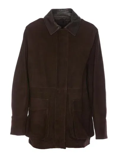 Ninette Brown Suede Jacket