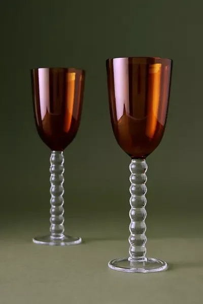 Nkuku Thimma Wine Glass, Set Of 2