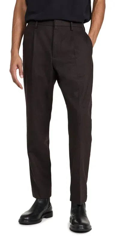 Nn07 Bill Tapered Trousers Brown