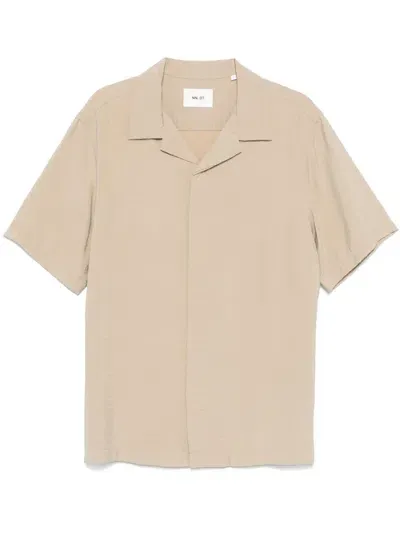 Nn07 Hank Shirt In Neutrals