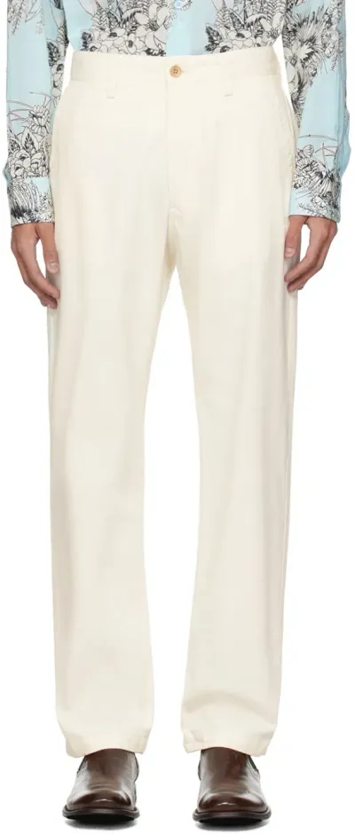 Nn07 Off-white Alex 1802 Trousers In Off White