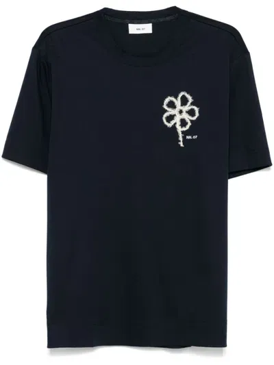 Nn07 Pedro T-shirt In Blue