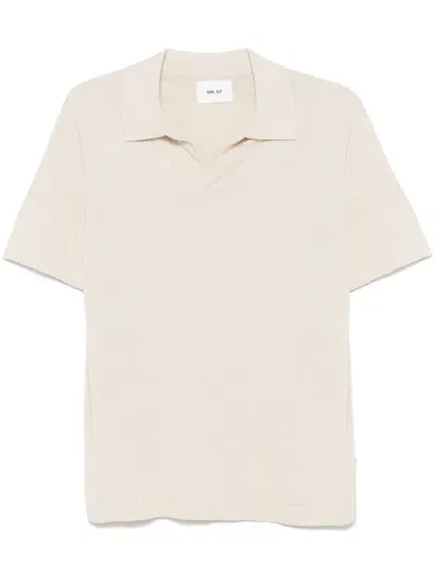 Nn07 Ryan Polo Shirt In Neutrals