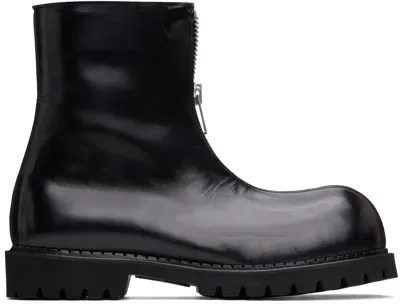 No Idea Black Big Foot 2 Zip 2 Layer Boots