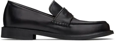 No Idea Black Wide Dough Loafers