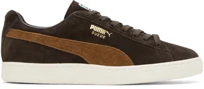 Noah Brown Puma Edition Mij Suede Classic Sneakers In Teak-chocolate