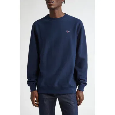 Noah Classic Cotton Crewneck Sweatshirt In Black