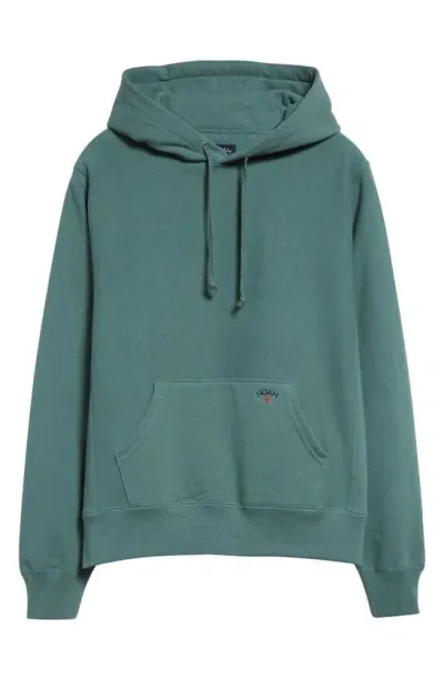 Noah Classic Cotton Fleece Hoodie In Jungle Green