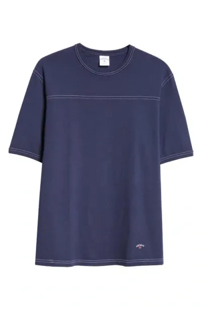 Noah Football T-shirt In Navy