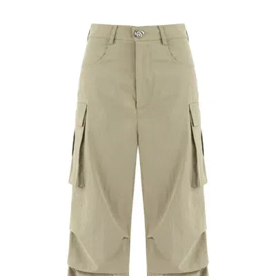 Nocturne Cargo Pants With Pockets In Dark Beige