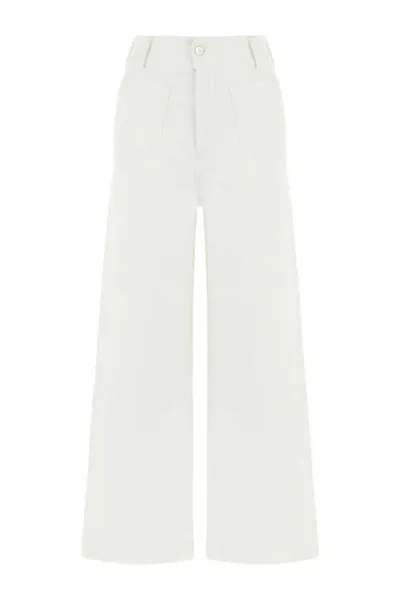 Nocturne High Waisted Wide Leg Jeans In White