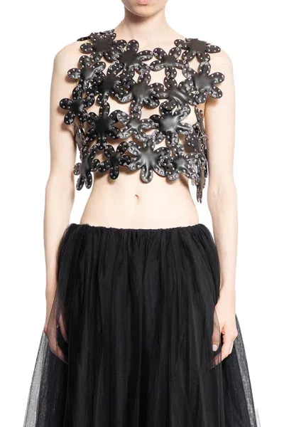 Noir Kei Ninomiya Crop Tops In Black