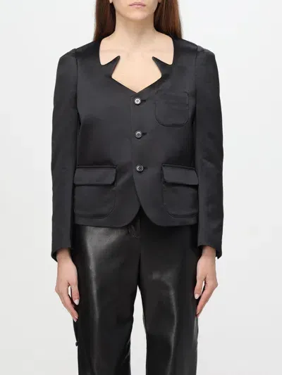 Noir Kei Ninomiya Tech Satin Jacket In Black