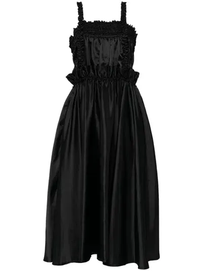 Noir Kei Ninomiya Black Layered Maxi Dress