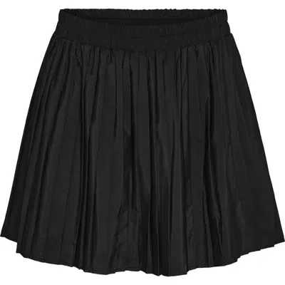 Noisy May Polly Pleated Miniskirt In Black