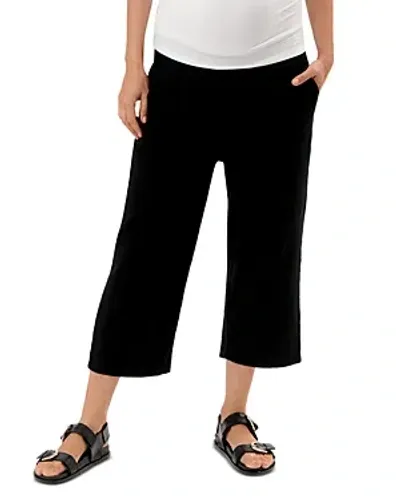 Nom Maternity Remy Cotton Pants In Black