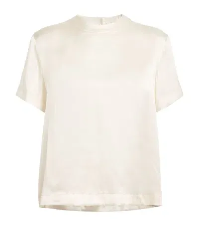 Nomadissem Silk Nell Top In Ivory