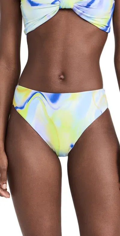 Nomads Playa Bikini Bottoms Geode Print/sky In Geode Print + Sky