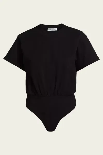 Nonchalant Label Bette Bodysuit In Black