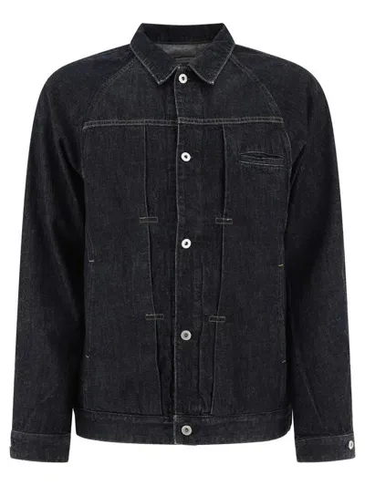 Nonnative Raw Denim Trucker Jacket In Blue