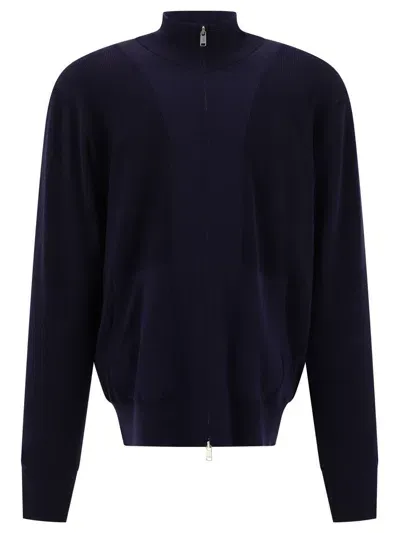 Nonnative "worker" Zippered Sweater In Blue