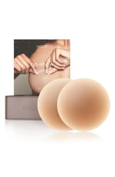 Nood No-show Grippies® Reusable Round Nipple Covers In Neutral