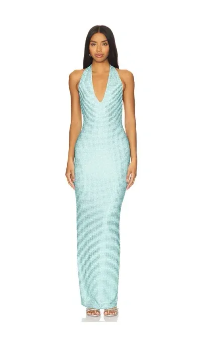 Nookie Adriana Maxi Dress In Turquoise.