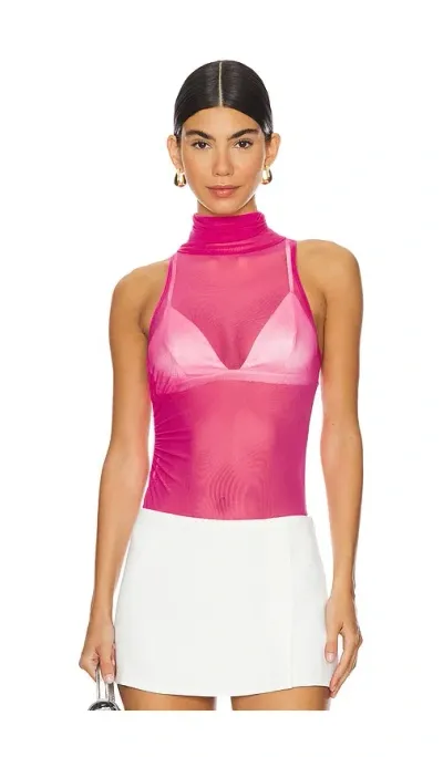 Nookie Eclipse Bodysuit In Fuchsia