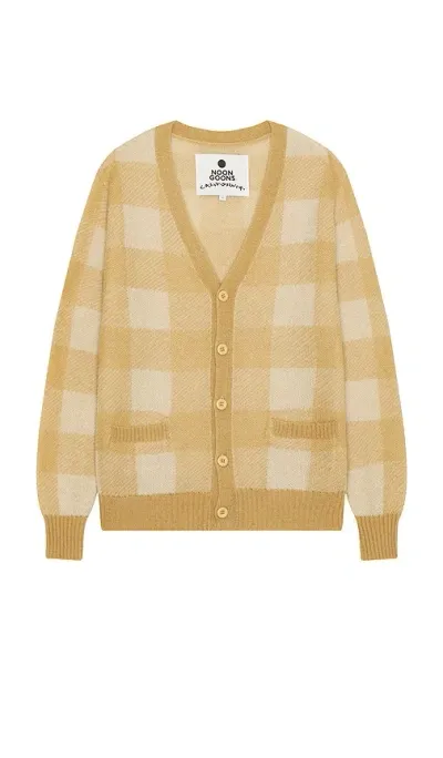 Noon Goons Beach Camp Cardigan In Beige