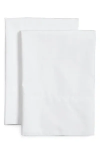 Nordstrom 300 Thread Count Organic Cotton Percale Pillowcases In White