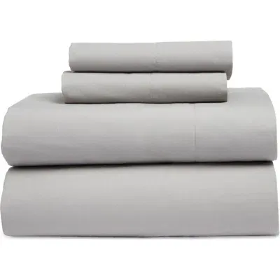 Nordstrom 300 Thread Count Organic Cotton Percale Sheet Set In Grey Griffin