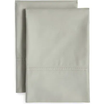 Nordstrom 400 Thread Count Organic Cotton Pillowcases In Green Halo