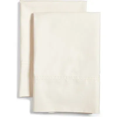 Nordstrom 400 Thread Count Organic Cotton Pillowcases In Ivory Whitecap