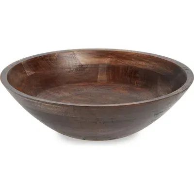 Nordstrom Acacia Wood Serving Bowl In Ebony Wash Acacia