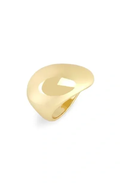 Nordstrom Angled Dome Ring In Gold