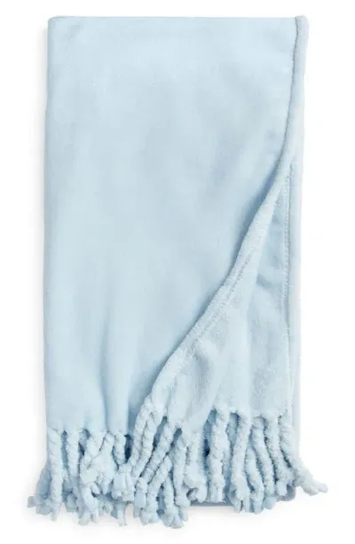 Nordstrom Bliss Oversize Throw Blanket In Blue Skyride