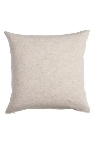 Nordstrom Cashmere Accent Pillow In Beige Birch Heather