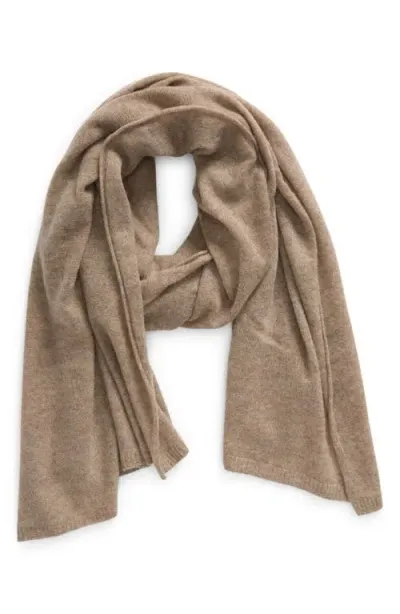 Nordstrom Cashmere Scarf In Beige Bliss